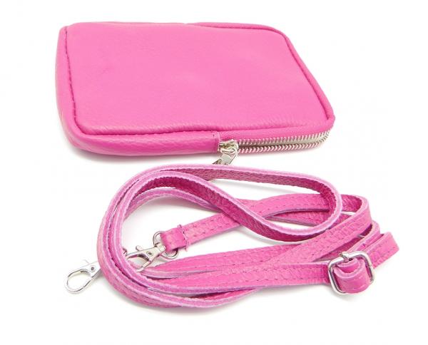 Marta fuchsia - Primavera smartphone /leather bag